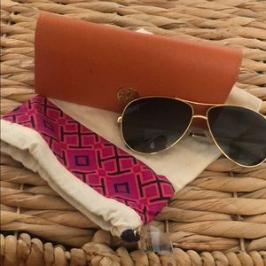 Tory Burch polarized Aviators